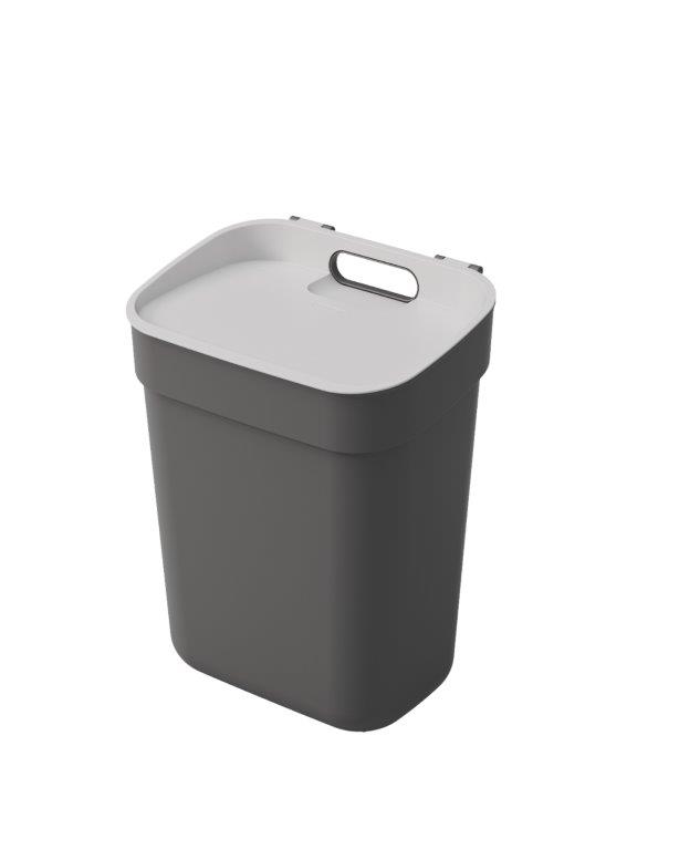Odpadkovy-kos-Curver-Ready-To-Collect-10-l-tmavo-sedy Odpadkový kôš Curver Ready To Collect 10 l tmavo šedý – Obrázok 1