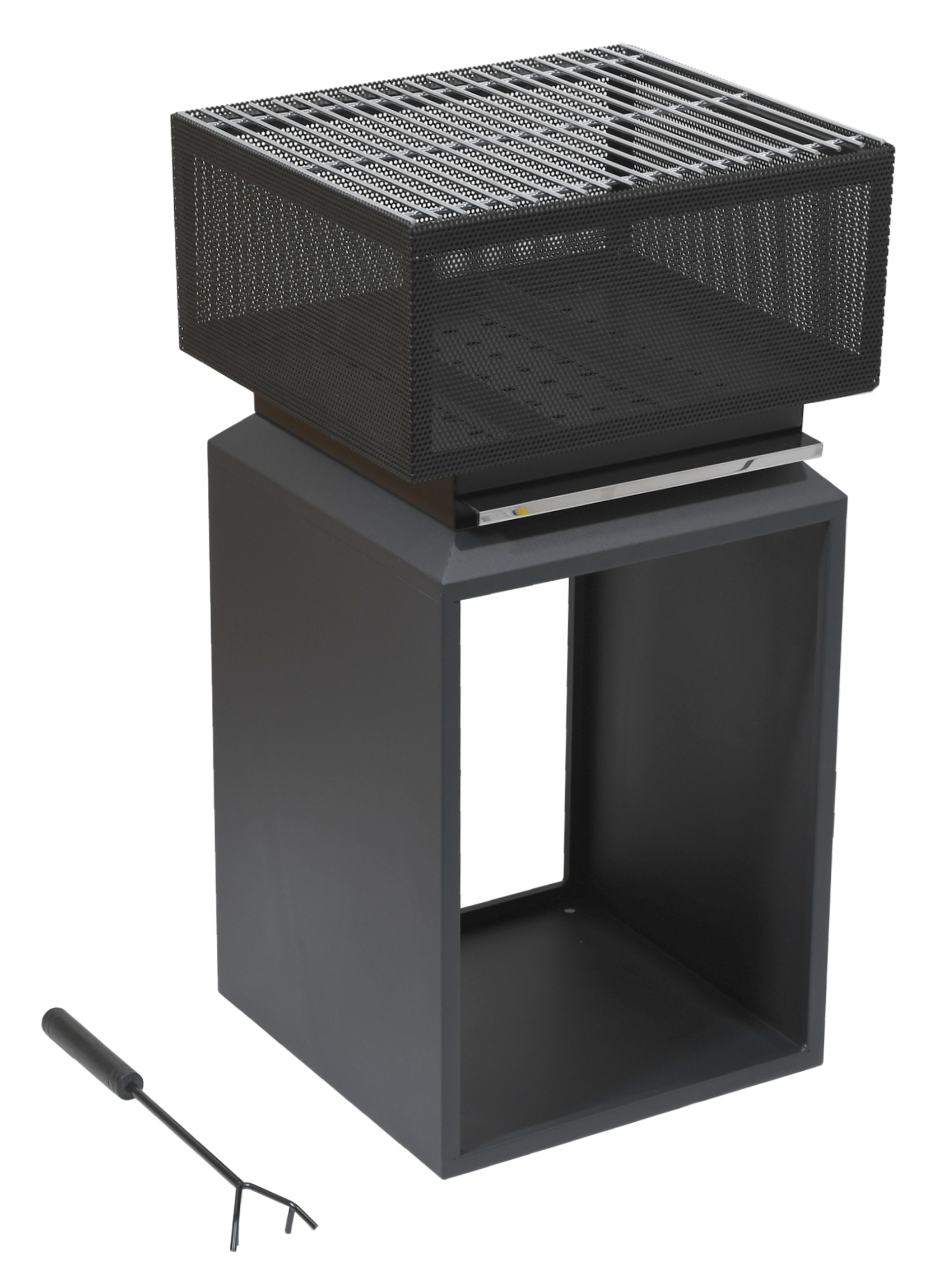 Ohnisko-Cattara-CUBE-s-mriezkou-74cm Ohnisko Cattara CUBE s mriežkou 74cm – Obrázok 1
