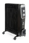 Olejový radiátor G21 Bromo čierny, 11 rebier, 2500 W