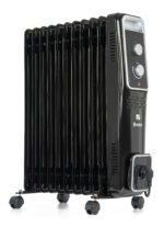 Olejový radiátor G21 Bromo čierny, 11 rebier, 2500 W – Obrázok 4