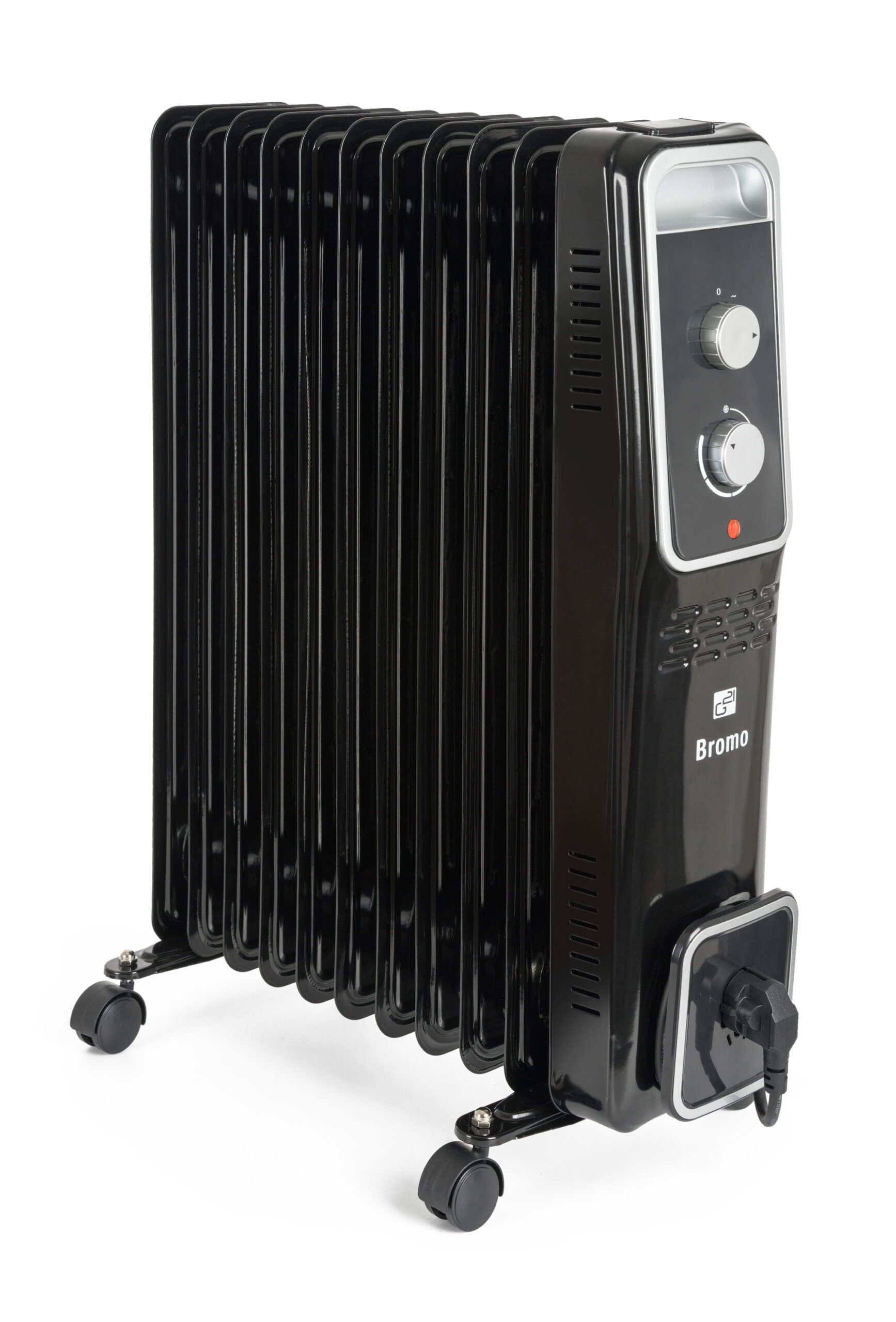 Olejovy-radiator-G21-Bromo-cierny-11-rebier-2500-W Olejový radiátor G21 Bromo čierny, 11 rebier, 2500 W – Obrázok 1