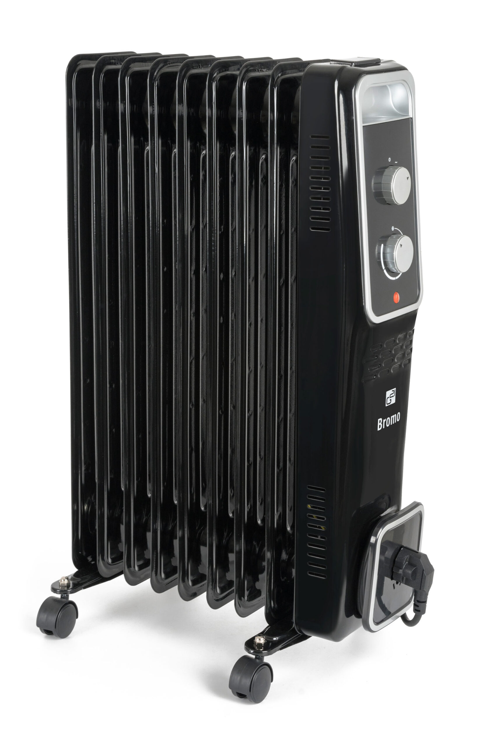 Olejovy-radiator-G21-Bromo-cierny-9-rebier-2000-W Olejový radiátor G21 Bromo čierny, 9 rebier, 2000 W – Obrázok 1