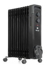 Olejový radiátor G21 Merapi čierny, 11 rebier, 2500 W – Obrázok 4