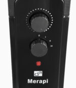 Olejový radiátor G21 Merapi čierny, 11 rebier, 2500 W – Obrázok 5