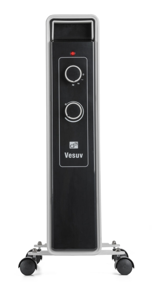 Olejový radiátor G21 Vesuv biely, 9 rebier, 2000 W – Obrázok 3