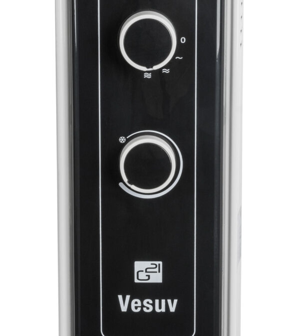 Olejový radiátor G21 Vesuv biely, 9 rebier, 2000 W – Obrázok 5