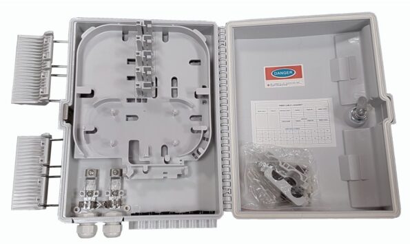 Optický box venkovní IP65 pro 16 SC simplex (E2000, LC Duplex) – Obrázok 2