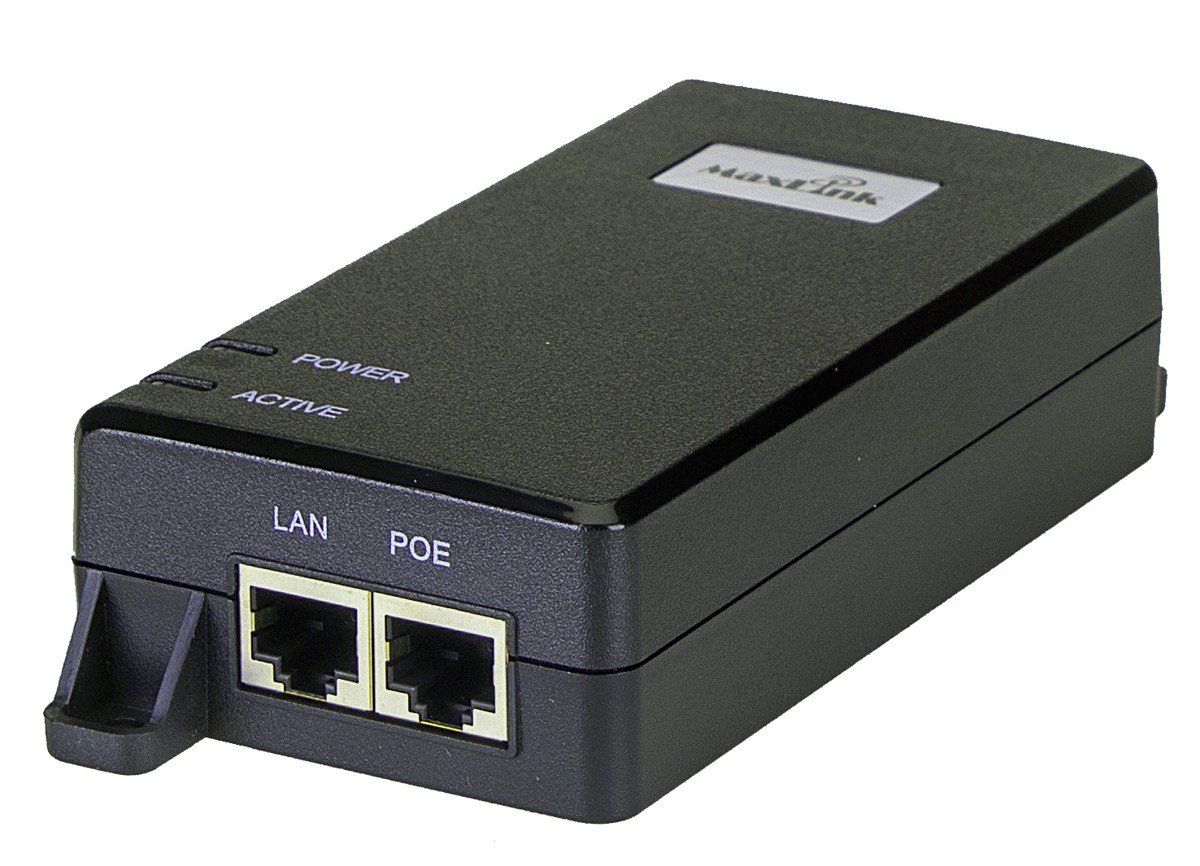 POE-Maxlink-PI60v2-injektor-802.3afatbt-55V-1.1A-60W-1Gbit POE Maxlink PI60v2 injektor - 802.3af/at/bt, 55V, 1.1A, 60W, 1Gbit – Obrázok 1