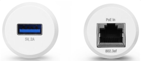 POE Ubiquiti INS-3AF-USB PoE konvertor 802.3af/5V USB, vnitřní – Obrázok 2
