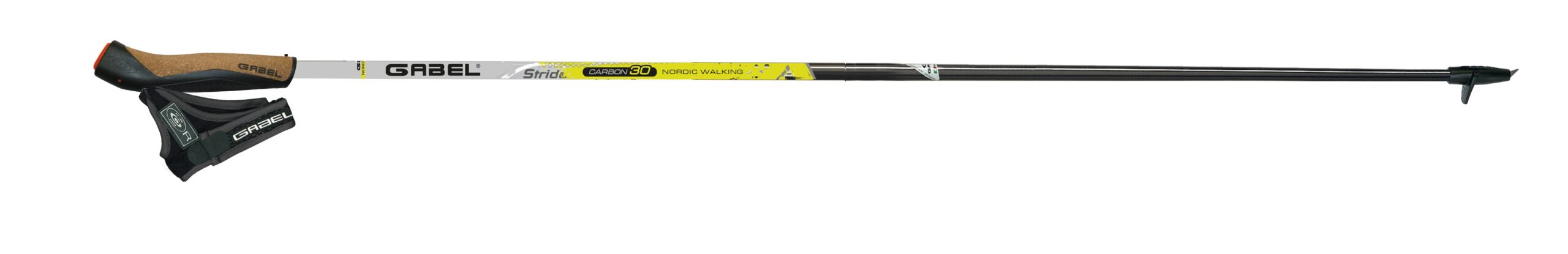Palice-Gabel-S-3.0-Black-Lime-Active-na-nordic-walking-105-cm Palice Gabel S-3.0 Black-Lime Active na nordic walking, 105 cm – Obrázok 1