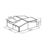 Parenisko G21 dvojdielne GA12 100 x 120 x 40 cm – Obrázok 8