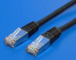 Patch kábel FTP Cat 6, 10m - černý