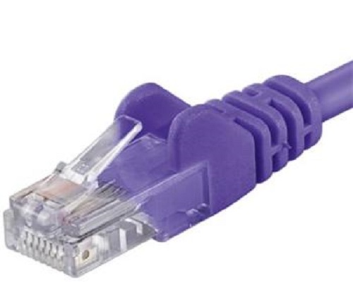 Patch-kabel-UTP-Cat-6-1m-fialovy Patch kábel UTP Cat 6, 1m - fialový – Obrázok 1