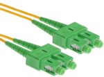 Patch kábel optický duplex SC/APC-SC/APC 09/125 5m SM
