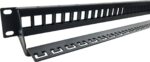 Patch panel Conexpro modulárny neosadený 24pozic, 1U – Obrázok 4