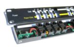 Patch panel POE UTP cat.5e 12p 1U Black, 19" rack – Obrázok 2