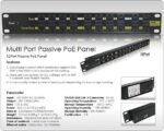 Patch panel POE UTP cat.5e 12p 1U Black, 19" rack – Obrázok 6