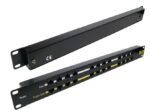 Patch panel POE UTP cat.5e 16p 1U Black (provedení 19" rack) – Obrázok 2