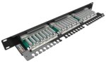 Patch panel Solarix SX24-5E-STP-BK-N 24 x RJ45 CAT5E STP čierny 1U – Obrázok 4