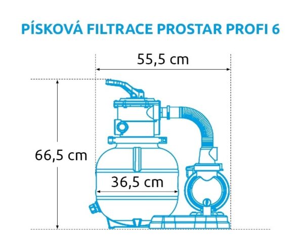 Piesková filtrácia Marimex ProStar Profi 6 – Obrázok 2