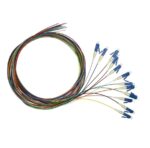 Pigtail optický LC 9/125 SM, 1,5m 0,9mm, 12 colours