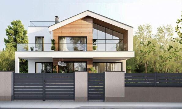 Plotové polia  G21 Reno 168x69 cm, antracitové – Obrázok 3
