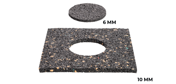 Podlozka-Buzon-U-PAD-GROUND-200-x-200-x-10-mm Podložka Buzon U-PAD-GROUND 200 x 200 x 10 mm – Obrázok 1