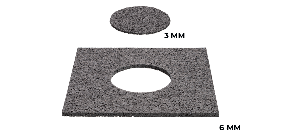 Podlozka-Buzon-U-PAD-GROUND-200-x-200-x-6-mm Podložka Buzon U-PAD-GROUND 200 x 200 x 6 mm – Obrázok 1