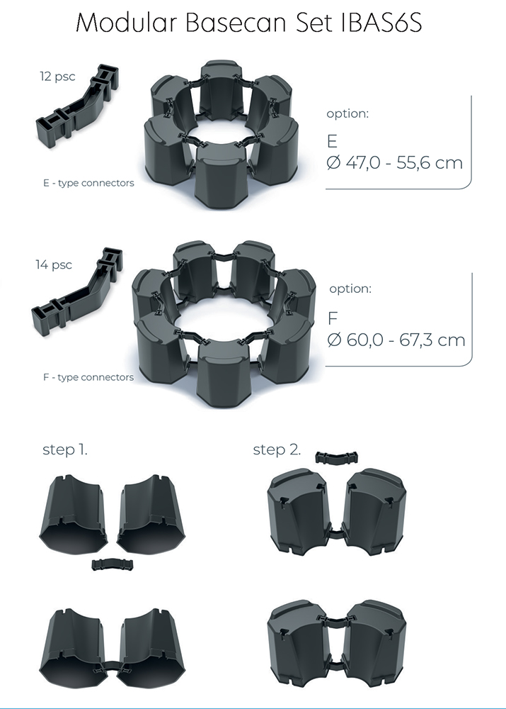 Podstavec-Prosperplast-na-sud-MODULAR-BASECAN-SET-–-antracit Podstavec Prosperplast na sud MODULAR BASECAN SET – antracit – Obrázok 1
