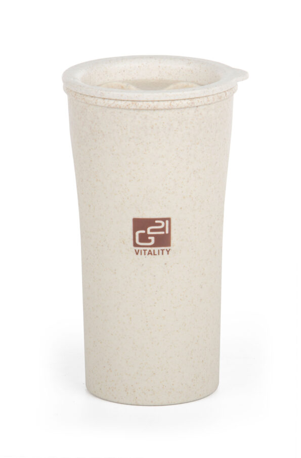 Pohár G21 Latte 450 ml, béžový – Obrázok 2