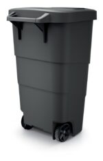 Popolnica Prosperplast Wheeler 110 l antracit – Obrázok 2
