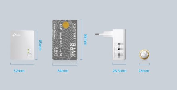 Powerline ethernet TP-Link TL-PA4010 KIT nano adaptér (600 Mbps) – Obrázok 3