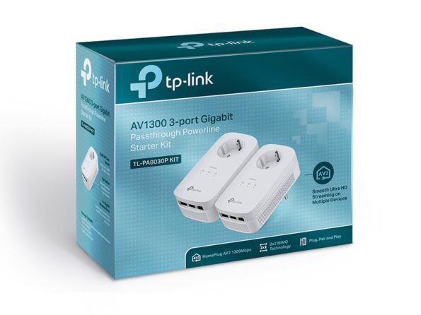 Powerline ethernet TP-Link TL-PA8030P KIT starter kit, AV 1300 – Obrázok 2
