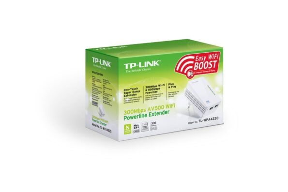 Powerline ethernet TP-Link TL-WPA4220 AV2 600Mbps, WiFi 300Mbps, OneMesh – Obrázok 6