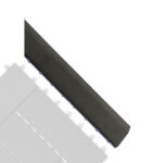 Prechodová lišta G21 Eben pro WPC dlaždice, 38,5 x 7,5 cm rohová (pravá)