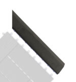 Prechodová lišta G21 Eben pro WPC dlaždice, 38,5 x 7,5 cm rohová (pravá)