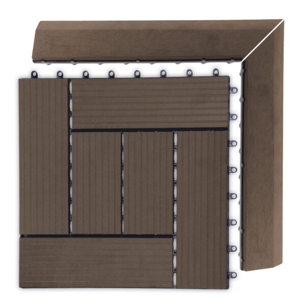 Prechodová lišta G21 Indický teak pro WPC dlaždice, 38,5 x 7,5 cm rohová (levá) – Obrázok 7