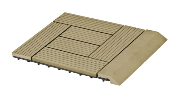 Prechodová lišta G21 pre WPC dlaždice Cumaru pro WPC dlaždice, 30 x 7,5 cm rovná – Obrázok 4
