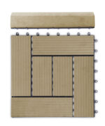 Prechodová lišta G21 pre WPC dlaždice Cumaru pro WPC dlaždice, 30 x 7,5 cm rovná – Obrázok 5