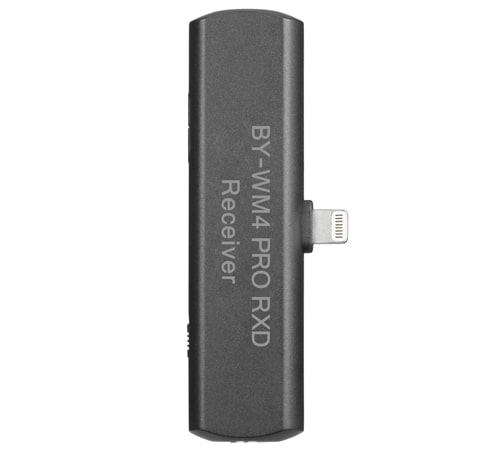 Prijimac-BOYA-BY-WM4RXD-bezdratovy-iOS-dosah-60m Prijímač BOYA BY-WM4RXD bezdrátový, iOS, dosah 60m – Obrázok 1