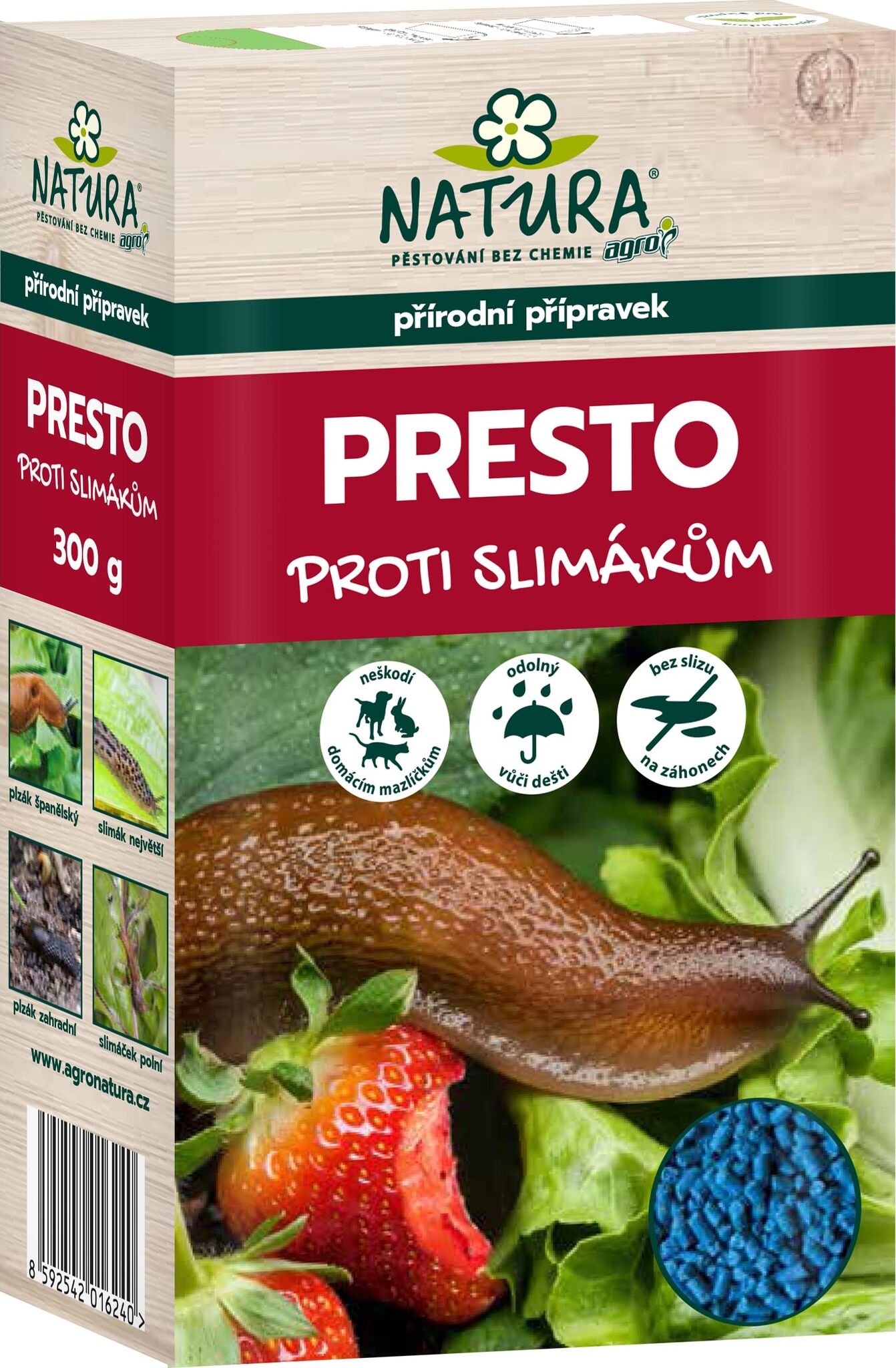 Pripravok-Agro-NATURA-PRESTO-na-slimaky-300-g Prípravok Agro NATURA PRESTO na slimáky 300 g – Obrázok 1