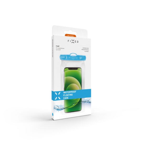 Púzdro FIXED Float s kvalitným uzamykacím systémom a certifikáciou IPX8, modrá – Obrázok 8