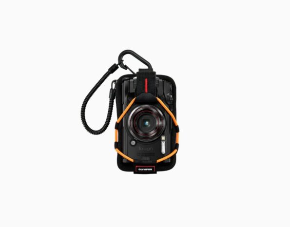 Púzdro OM SYSTEM CSCH-123  orange pro TG fotoaparáty – Obrázok 2