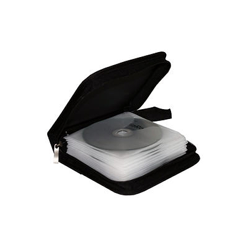 Puzdro-na-24-CDDVD-zapinacie-cierne Púzdro na 24 CD/DVD zapínacie, čierne – Obrázok 1