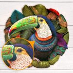 Puzzle EscapeWelt drevené, Tukan, 200 dielikov – Obrázok 9