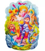 Puzzle Puzzler Puzzler drevené, farebné - Statočný rytier – Obrázok 2