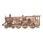 Puzzle Ugears 3D drevené mechanické Harry Potter Bradavický expres – Obrázok 2