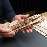 Puzzle Ugears 3D drevené mechanické Harry Potter Bradavický expres – Obrázok 13