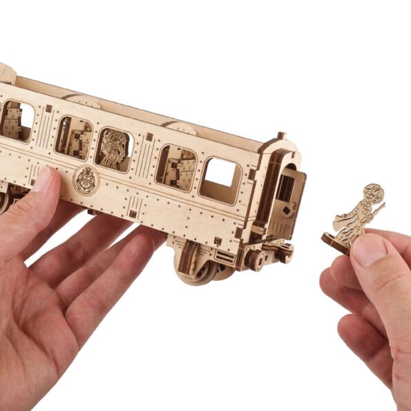 Puzzle Ugears 3D drevené mechanické Harry Potter Bradavický expres – Obrázok 6