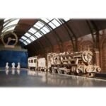 Puzzle Ugears 3D drevené mechanické Harry Potter Bradavický expres – Obrázok 9